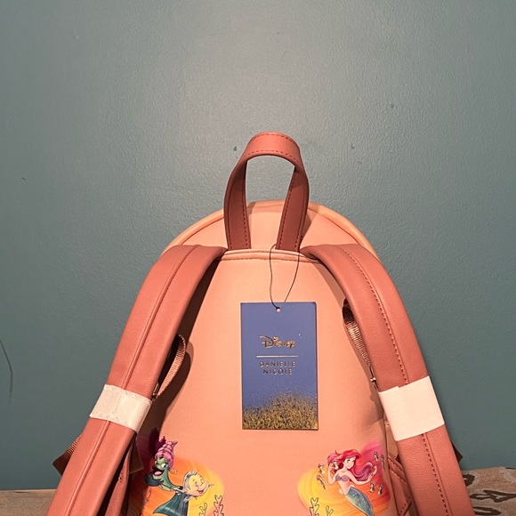 Danielle Nicole Disney Mermaid Coral Mini Backpack - Picture 8 of 8